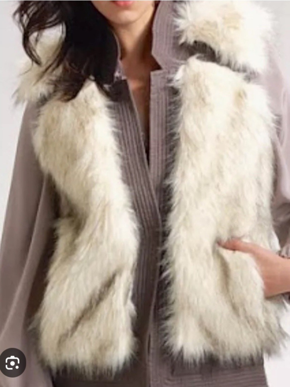 Rebecca Taylor Fab Faux-Fur Vest